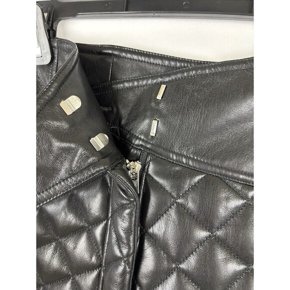 Tularosa Women Quilted Lined Black Shorts Built in Belt Front, Pockets Size S - Picture 3 of 10